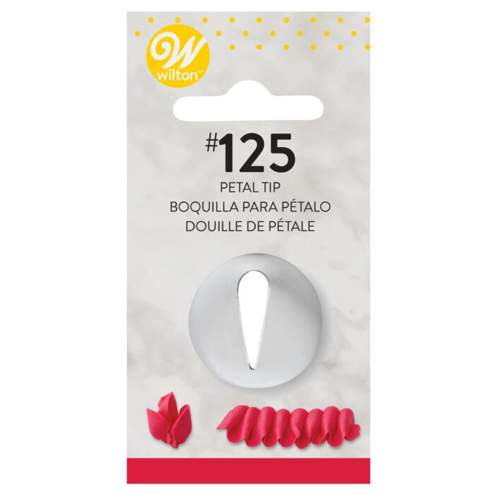 02-0-0139-Wilton-Decorating-Tip-125-Petal-Flower-Carded Wilton накрайник #125 венчелистчета