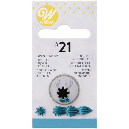 Wilton накрайник #21 отворена звезда