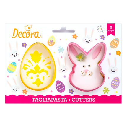 Decora комплект резци яйце и глава на зайче