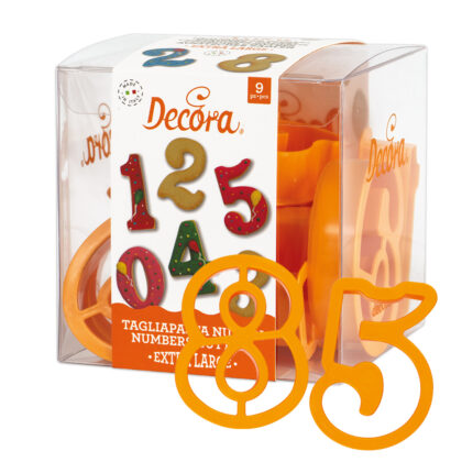 Decora комплект резци цифри за бисквитки
