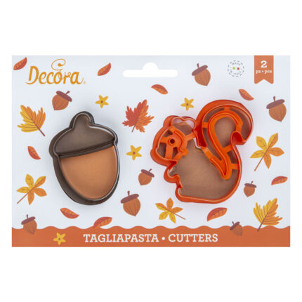 Decora комплект резци катеричка и жълъд