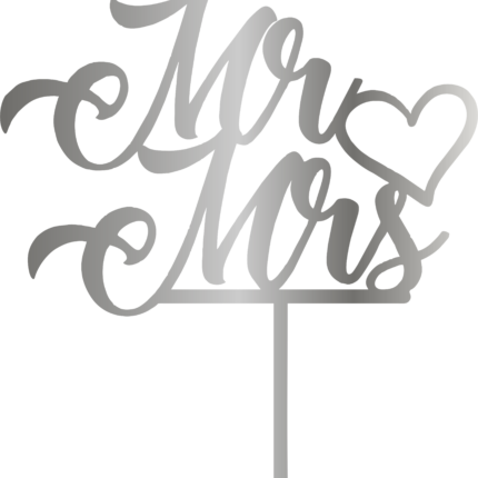 Сребърен топер Mr & Mis Cesil Professional