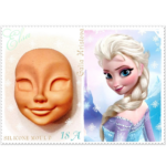 Силиконова форма 3D глава на Елза