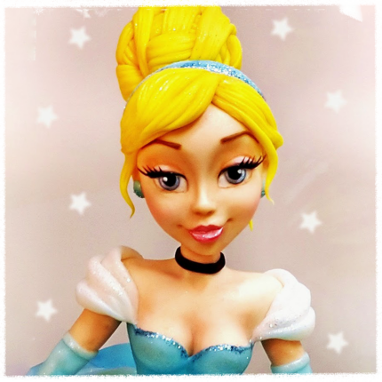 Силиконова форма 3D глава на Пепеляшка