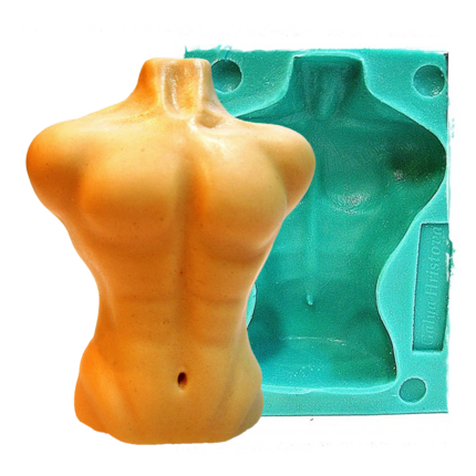 Силиконова форма 3D мъжко тяло