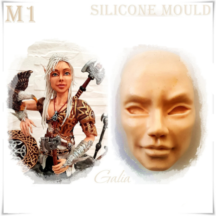 Силиконова форма 3D глава на мъж