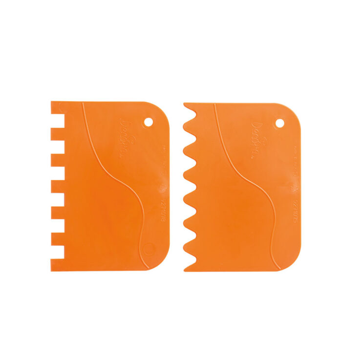 9271082-Decora-Kit-of-2-corrugated-and-comb-spatulas Decora комплект пластмасови шпатули за кремове