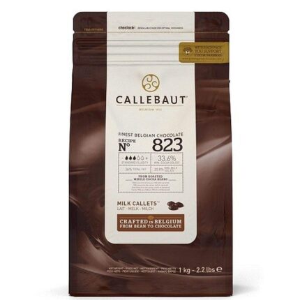 CALLEBAUT млечен шоколад на калети 1 кг