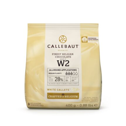 CALLEBAUT бял шоколад на калети 400 гр