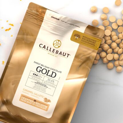 CALLEBAUT златен шоколад на калети