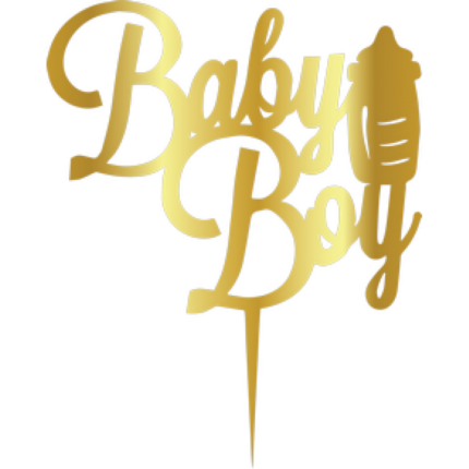 Cesil златен топер Baby Boy
