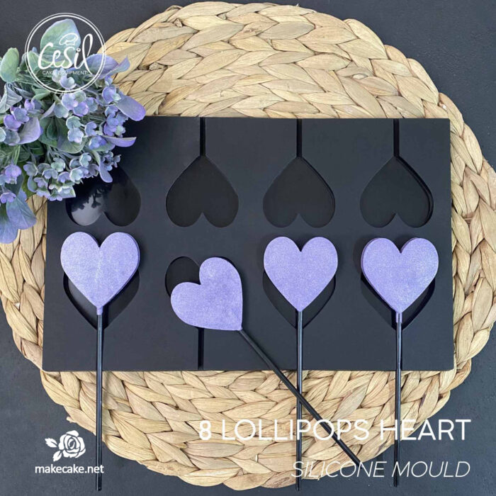 Cesil-8-heart-lollipops-silicone-mold-variant Форма осем близалки сърца