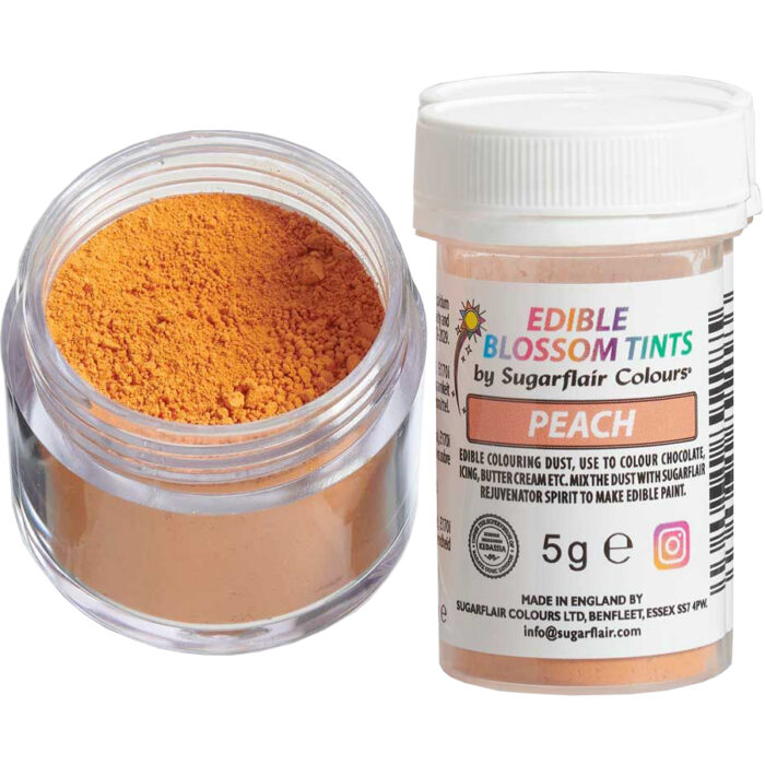 D1013-Sugarflair-Blossom-Tint-Dust-Peach Sugarflair ядлива пудра - цвят праскова