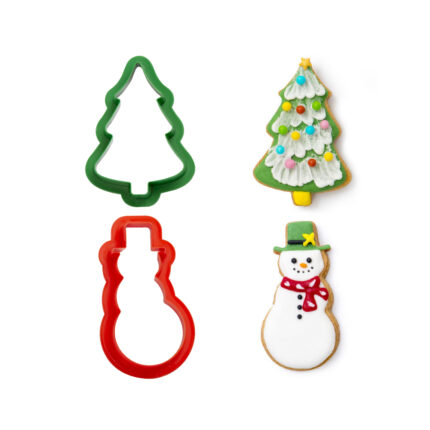 Decora комплект резци снежен човек и елха