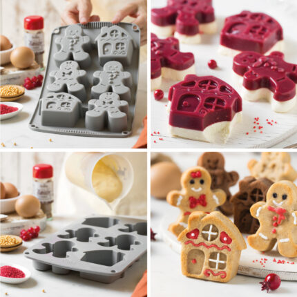 Decora силиконов калъп за меденки Gingerbread