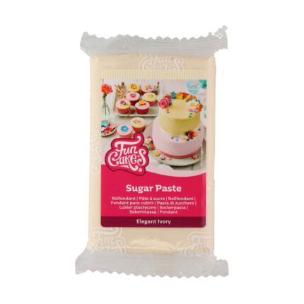 Захарна паста нежна слонова кост FunCakes