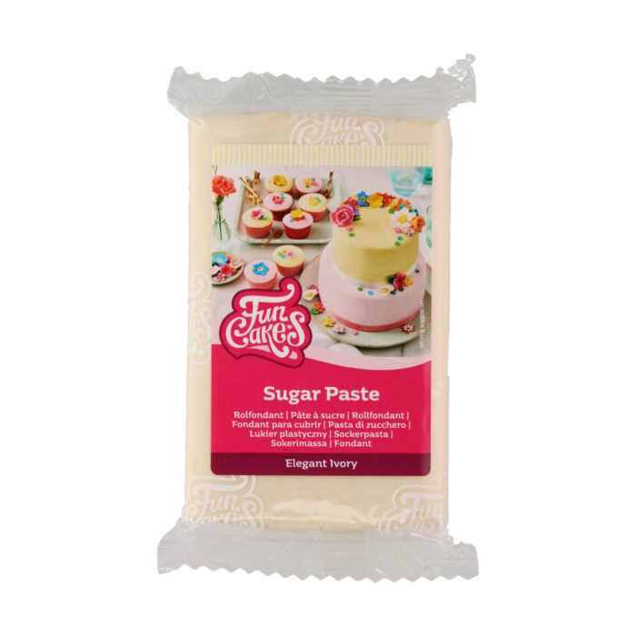 Захарна паста нежна слонова кост FunCakes