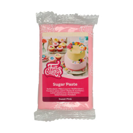 Захарна паста сладко розова FunCakes
