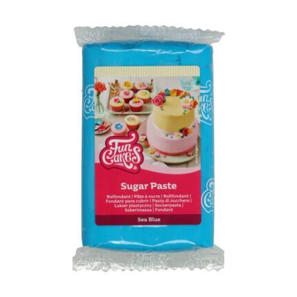 Захарна паста морско синьо FunCakes