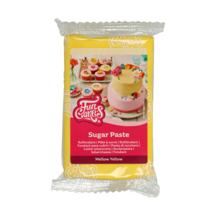 Захарна паста топло жълто FunCakes