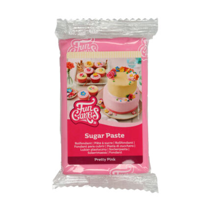 Захарна паста розово FunCakes.