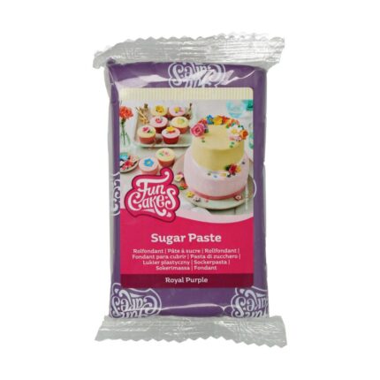 Захарна паста Кралско лилава FunCakes