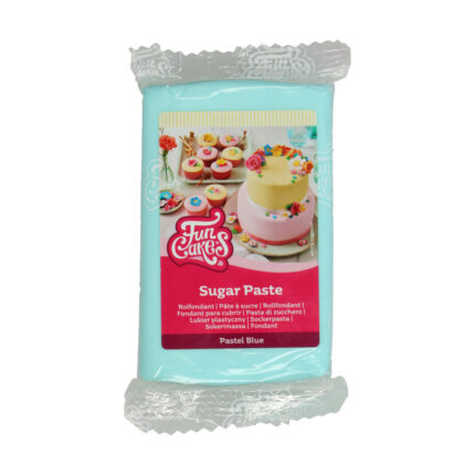 Захарна паста пастелено синьо FunCakes