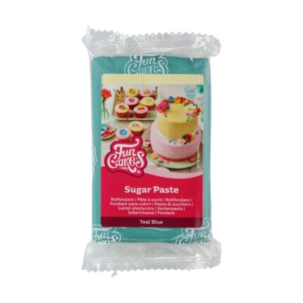 Захарна паста цвят Teal Blue FunCakes
