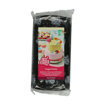 Захарна паста гарваново черно FunCakes 1 kg