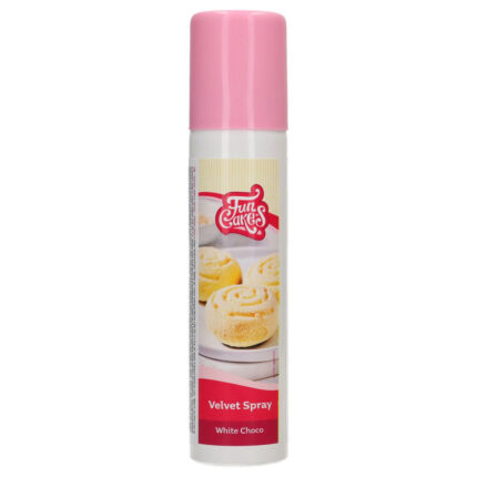 FunCakes кадифен спрей бял шоколад 100ml