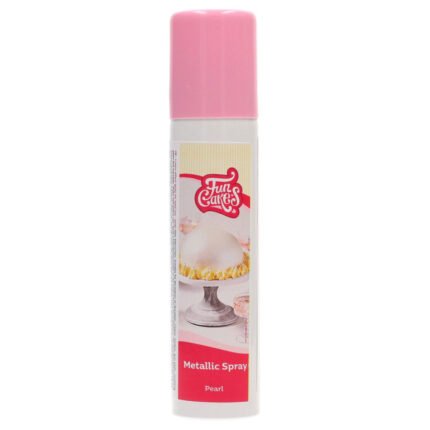 FunCakes метална бяла перла спрей 100ml без E171