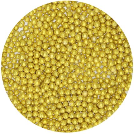 Захарни перли метално сребърно - среден размер FunCakes