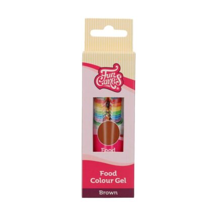 FunCakes кафяв гел сладкарски оцветител 30g