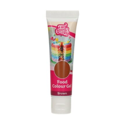FunCakes кафяв гел сладкарски оцветител 30g