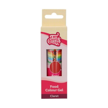 FunCakes виненочервен цвят гел сладкарски оцветител 30g