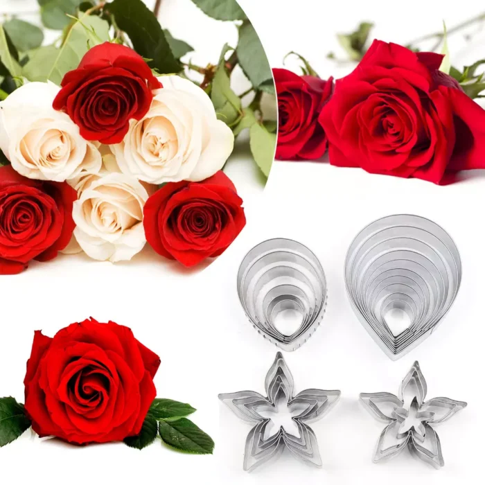HY-Rose-Petal-Leaf-Cutter-Set-Gum-Paste-Fondant-Cake-Cutters-Decorating-Tools Комплект резци за формиране на рози