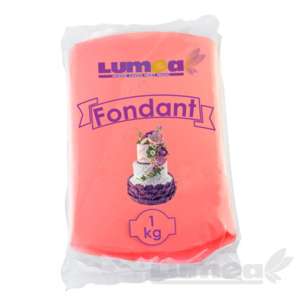 Lumea фондан цвят червен корал 1 kg
