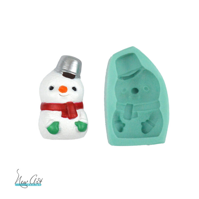 REG-SNOWMAN-New-Art-Design-Silicone-Mould-Christmast-Snowman2 Силиконова форма Коледa - Снежен човек