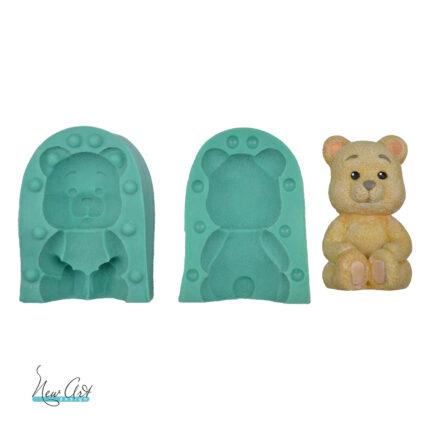 Силиконова форма 3D сладко мече