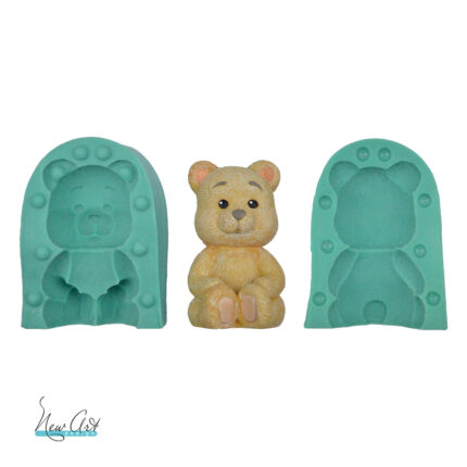 Силиконова форма 3D сладко мече