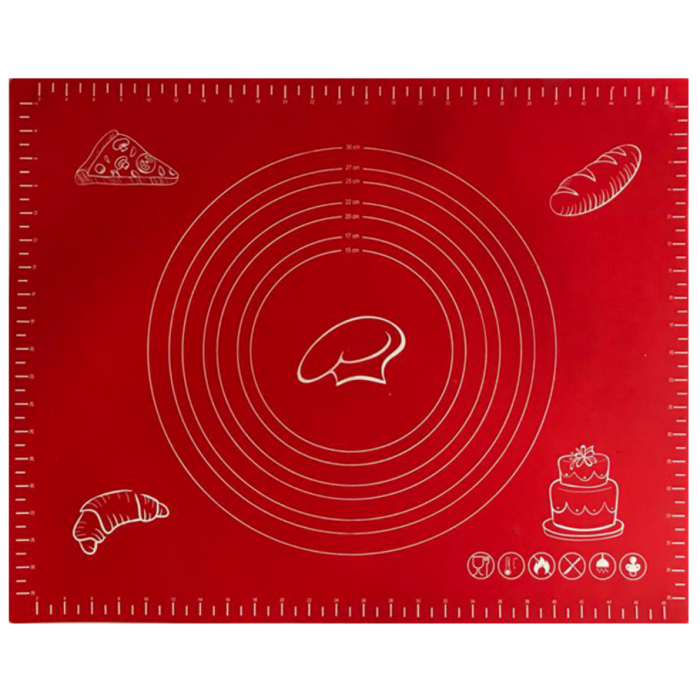 Silicone-Baking-Mat-Cesil-Professional Силиконова подложка за месене 50x40 cm Cesil Professional