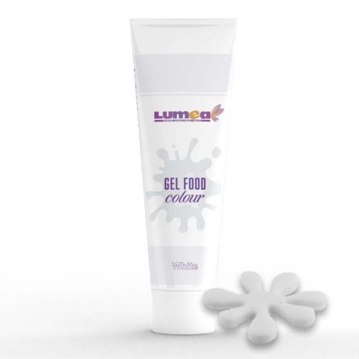 Lumea гел бял сладкарски оцветител 30g