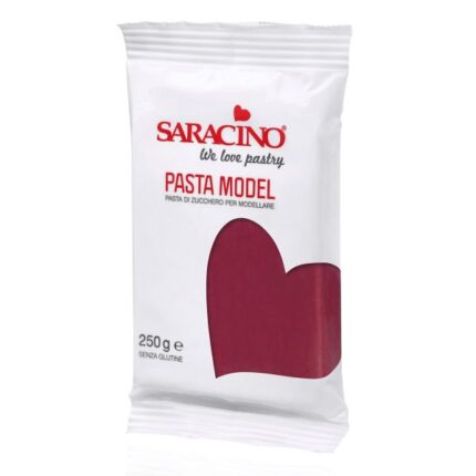 Saracino паста за моделиране - бордо 250gr