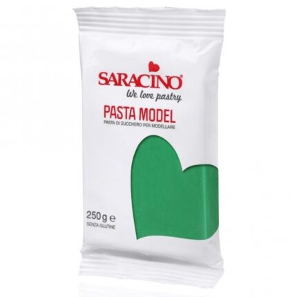Saracino паста за моделиране - зелена 250gr