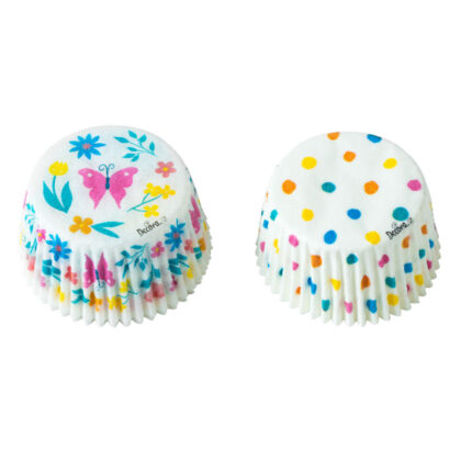 Decora комплект хартиени кофички за мъфини пеперуди